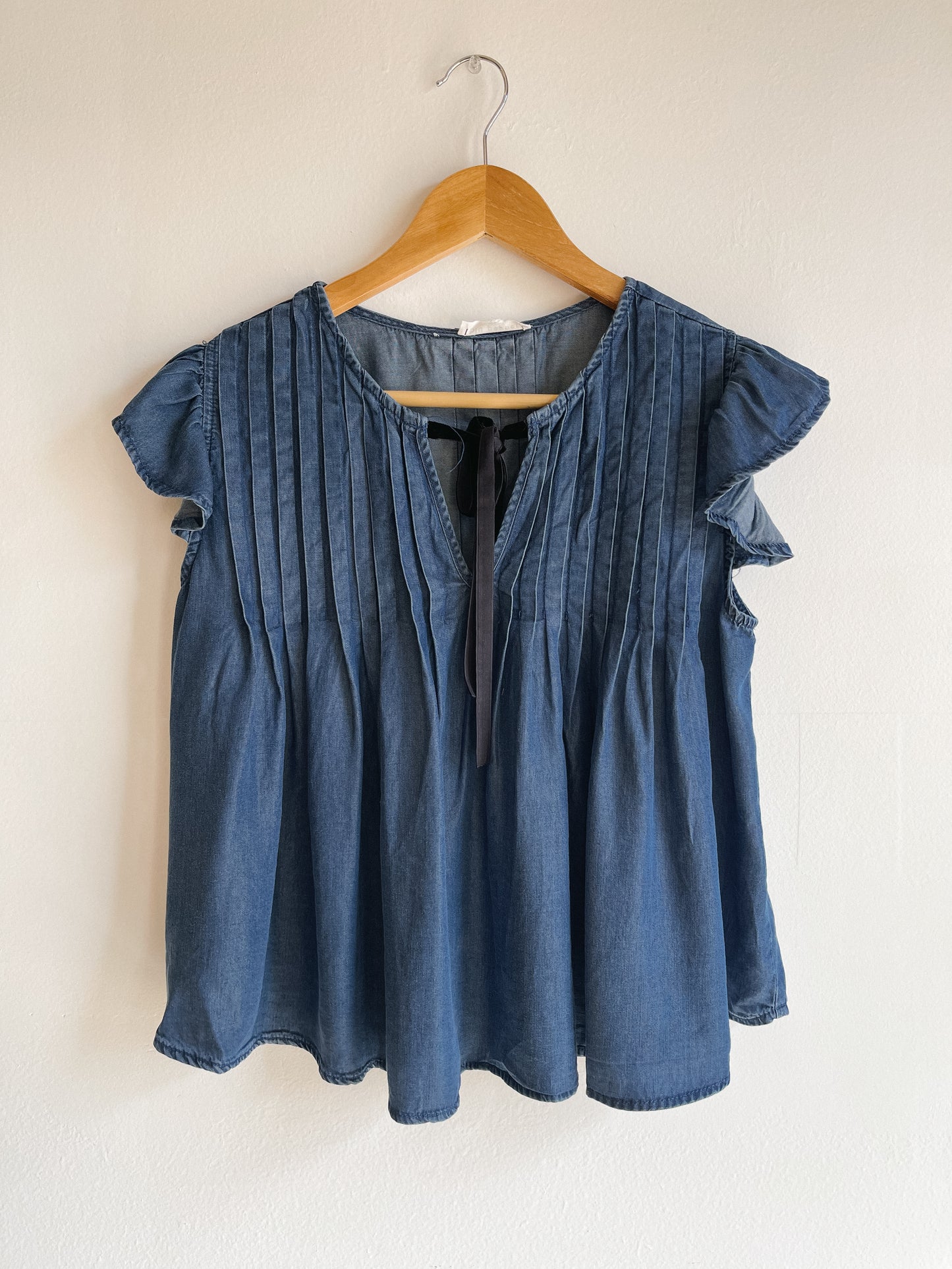 Dark Chambray Top