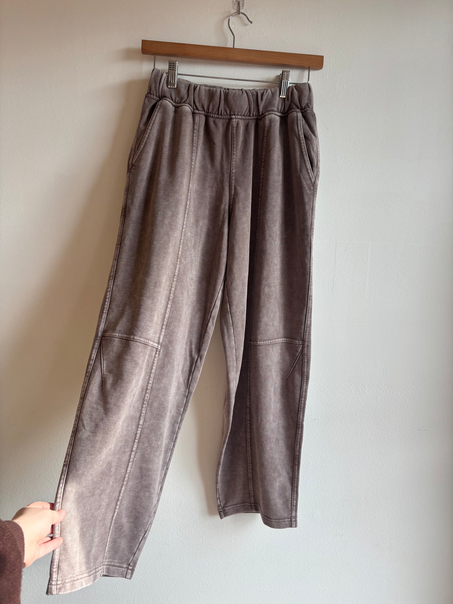 Mocha French Terry Cocoon Pant