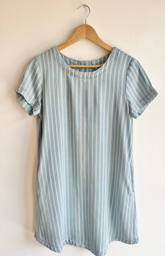 Striped Chambray Dress