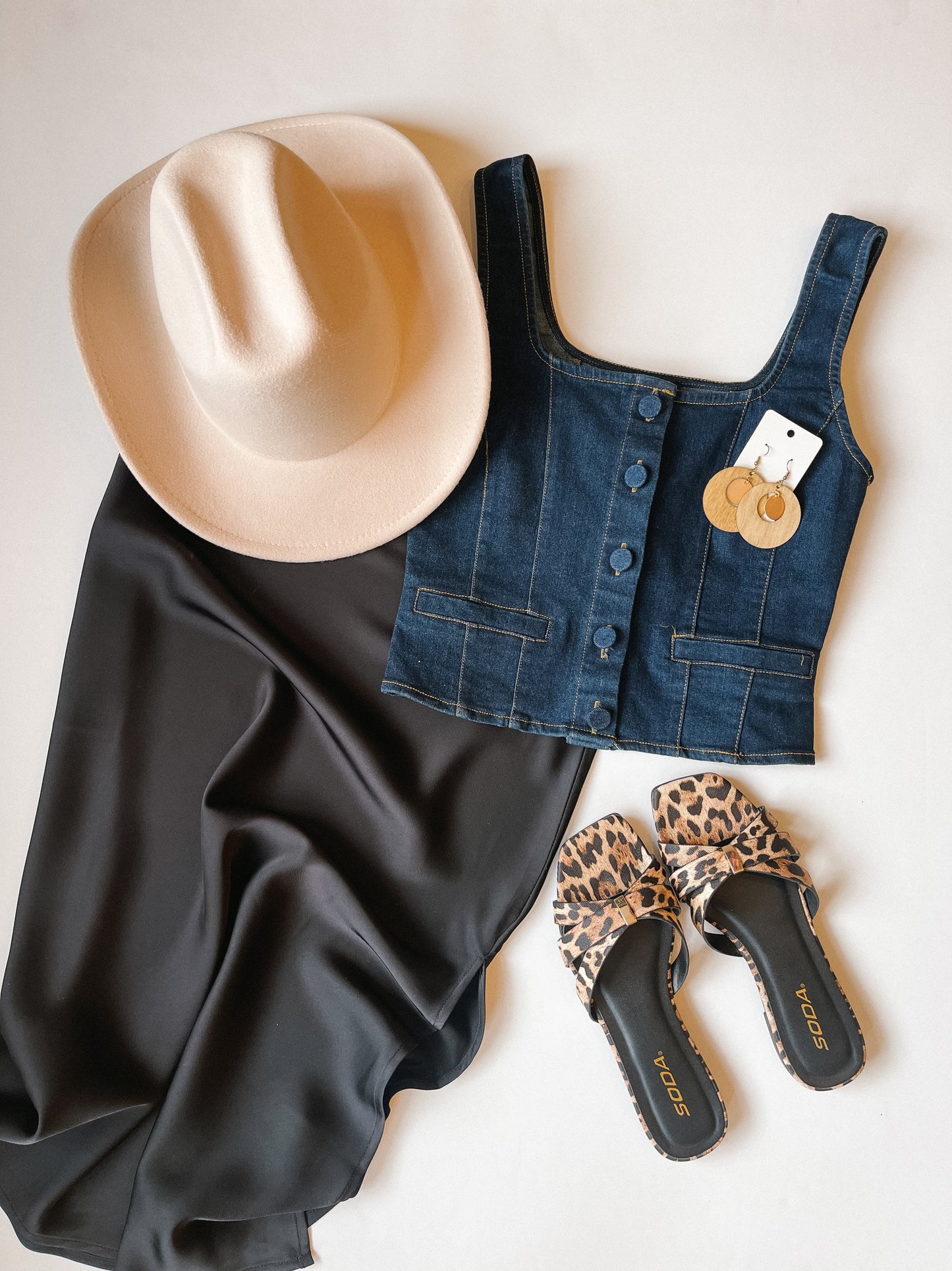 Denim Corset Vest