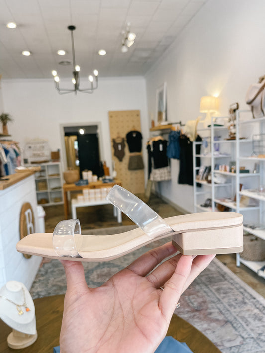 Clear Strap Sandal