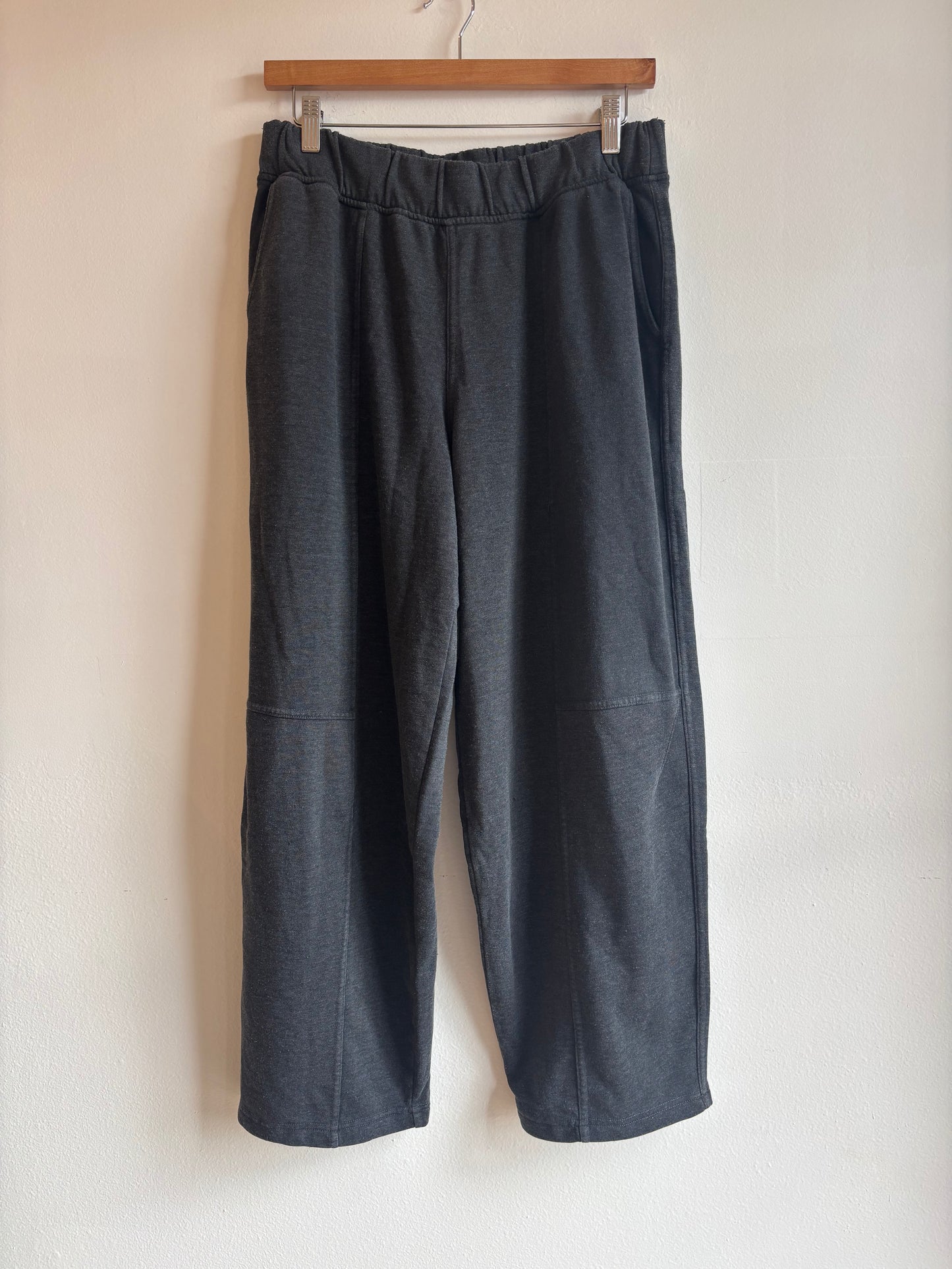 Black French Terry Cocoon Pant