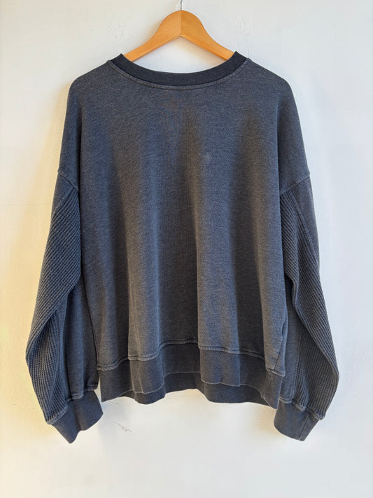 Black French Terry Pullover