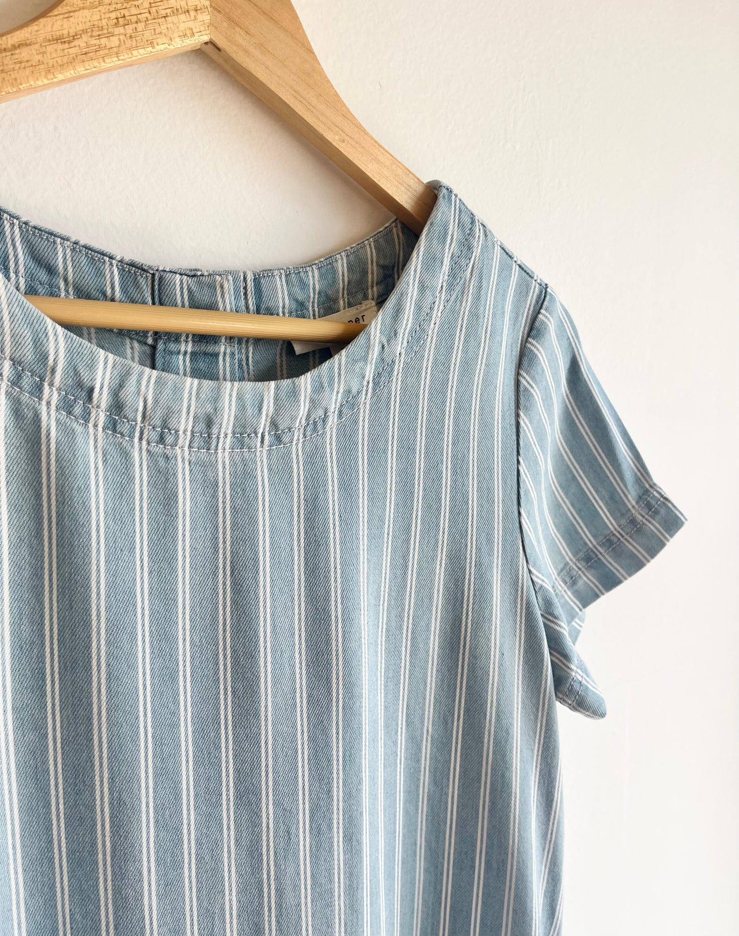 Striped Chambray Dress
